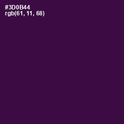 #3D0B44 - Valentino Color Image