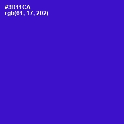 #3D11CA - Dark Blue Color Image