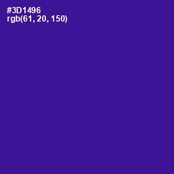 #3D1496 - Blue Gem Color Image