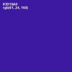 #3D18A0 - Blue Gem Color Image