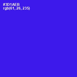 #3D1AEB - Blue Color Image