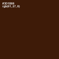 #3D1B08 - Clinker Color Image