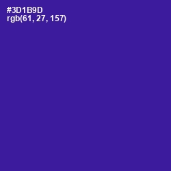 #3D1B9D - Blue Gem Color Image