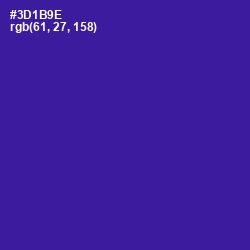 #3D1B9E - Blue Gem Color Image