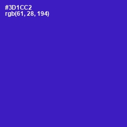 #3D1CC2 - Dark Blue Color Image