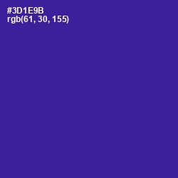 #3D1E9B - Blue Gem Color Image