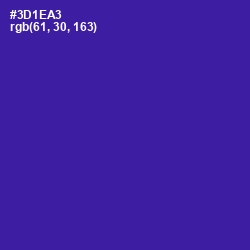 #3D1EA3 - Blue Gem Color Image