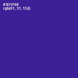 #3D1F98 - Blue Gem Color Image