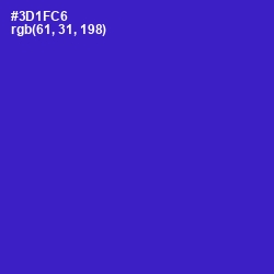 #3D1FC6 - Dark Blue Color Image