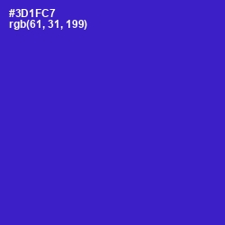 #3D1FC7 - Dark Blue Color Image