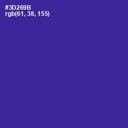 #3D269B - Jacksons Purple Color Image