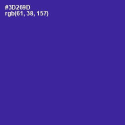 #3D269D - Jacksons Purple Color Image