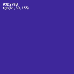 #3D279B - Jacksons Purple Color Image