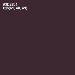 #3D2831 - Blackcurrant Color Image