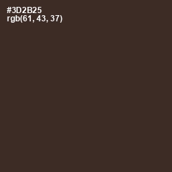 #3D2B25 - English Walnut Color Image