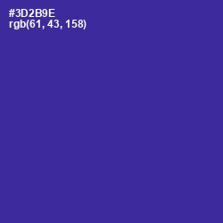 #3D2B9E - Jacksons Purple Color Image