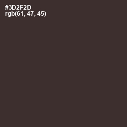 #3D2F2D - English Walnut Color Image