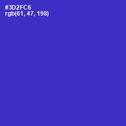 #3D2FC6 - Dark Blue Color Image