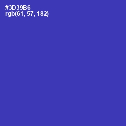 #3D39B6 - Governor Bay Color Image