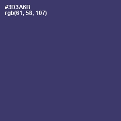 #3D3A6B - Jacarta Color Image