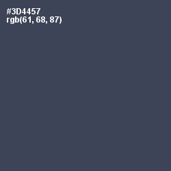 #3D4457 - Oxford Blue Color Image