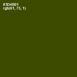 #3D4B01 - Clover Color Image