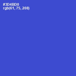 #3D4BD0 - Mariner Color Image