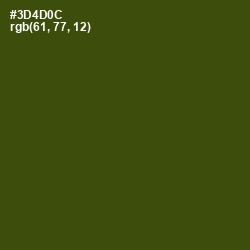 #3D4D0C - Clover Color Image