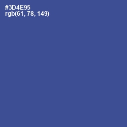 #3D4E95 - Chambray Color Image