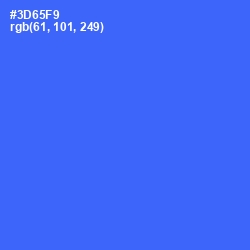 #3D65F9 - Mariner Color Image