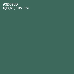 #3D695D - Amazon Color Image