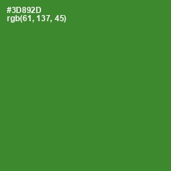 #3D892D - Forest Green Color Image