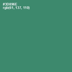 #3D896E - Sea Green Color Image