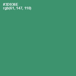 #3D936E - Sea Green Color Image