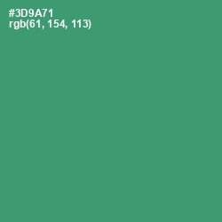 #3D9A71 - Sea Green Color Image