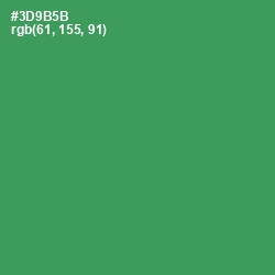 #3D9B5B - Sea Green Color Image