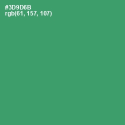 #3D9D6B - Sea Green Color Image