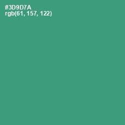 #3D9D7A - Sea Green Color Image