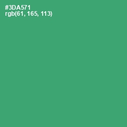 #3DA571 - Sea Green Color Image