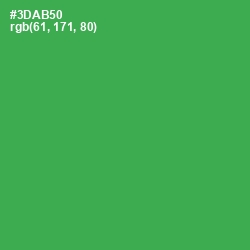 #3DAB50 - Sea Green Color Image