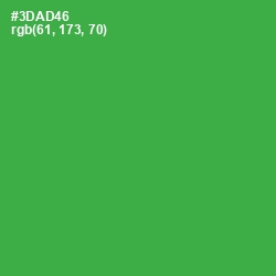 #3DAD46 - Sea Green Color Image