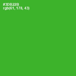 #3DB22B - Forest Green Color Image