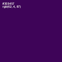 #3E0457 - Jagger Color Image