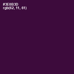 #3E0B3D - Mardi Gras Color Image