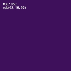 #3E105C - Grape Color Image