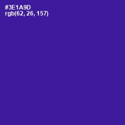 #3E1A9D - Blue Gem Color Image
