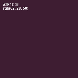 #3E1C32 - Revolver Color Image