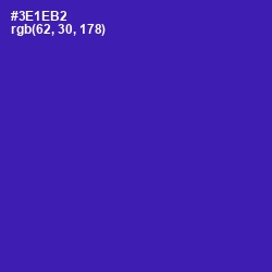 #3E1EB2 - Governor Bay Color Image