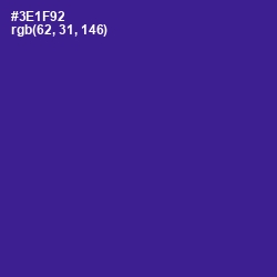 #3E1F92 - Blue Gem Color Image