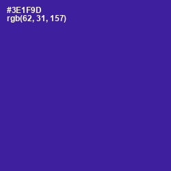 #3E1F9D - Blue Gem Color Image